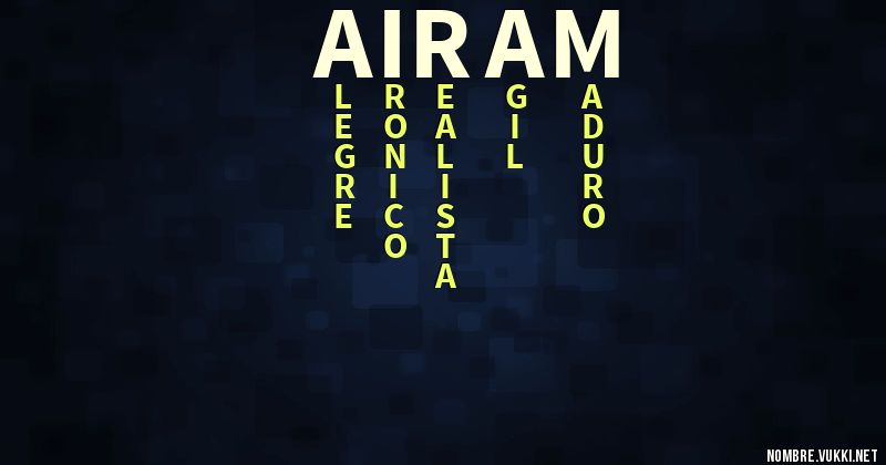 Acróstico airam