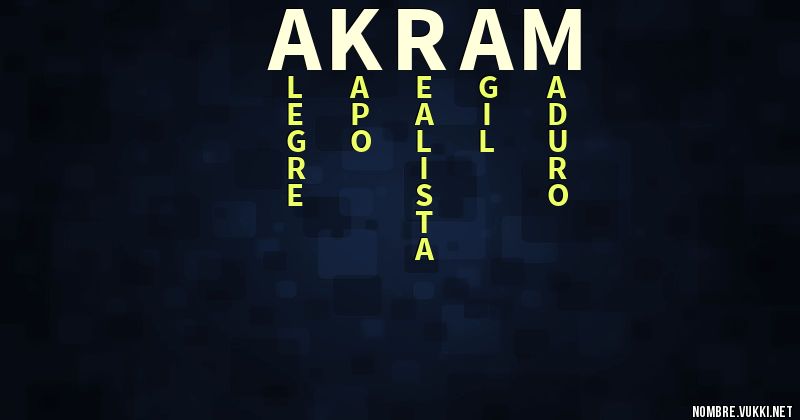 Acróstico akram