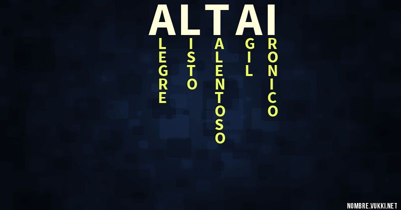 Acróstico altai