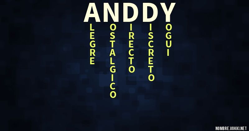 Acróstico anddy