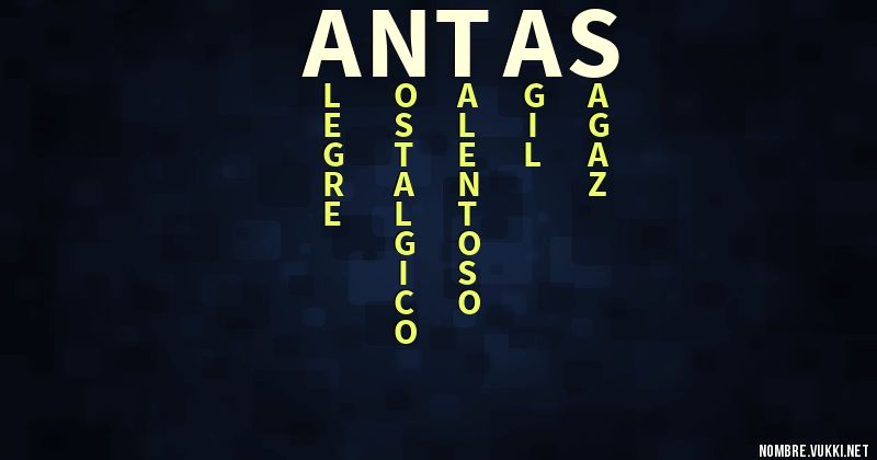 Acróstico antas