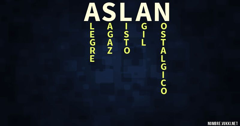 Acróstico aslan