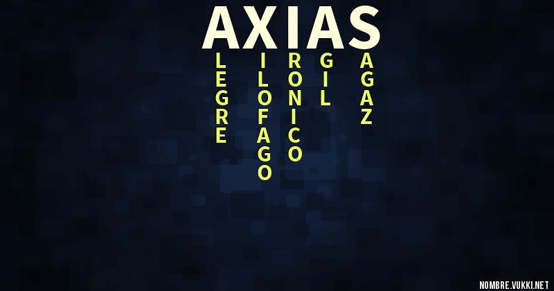 Acróstico axias