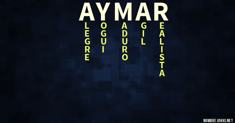 Acróstico aymar