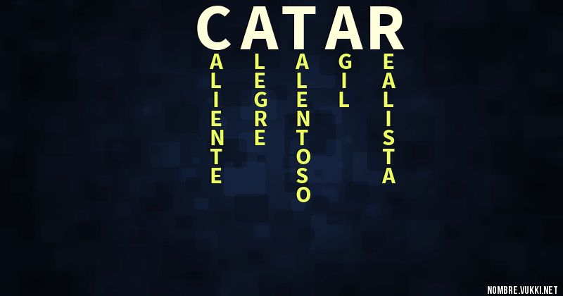 Acróstico catar