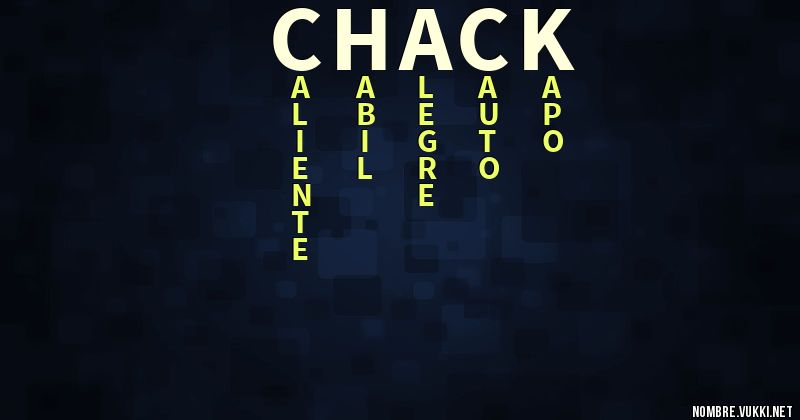 Acróstico chack
