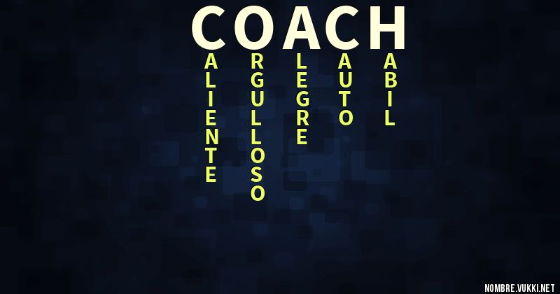 Acróstico coach