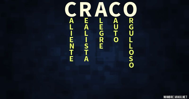 Acróstico craco