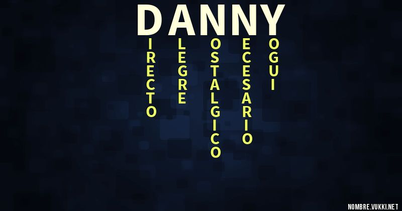 Acróstico danny