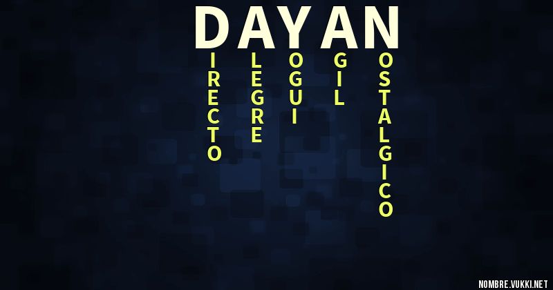 Acróstico dayan