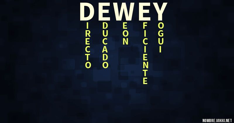 Acróstico dewey