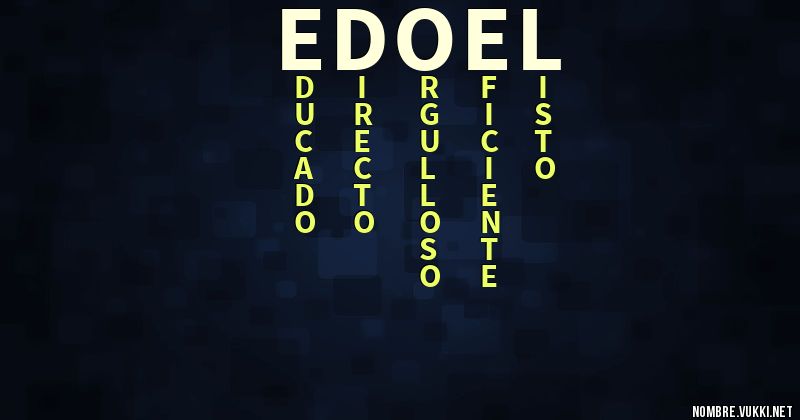 Acróstico edoel