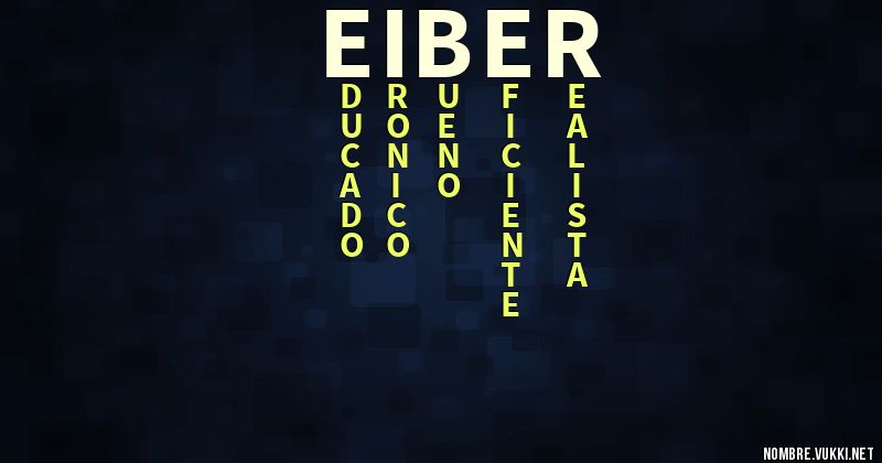 Acróstico eiber