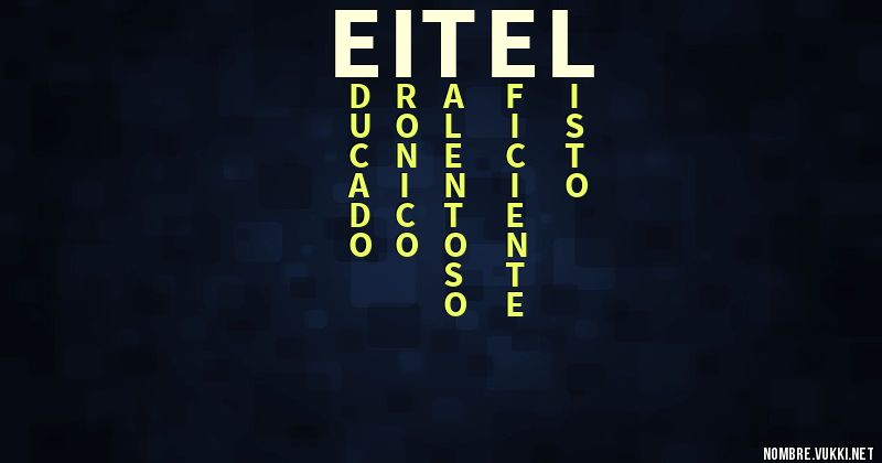 Acróstico eitel
