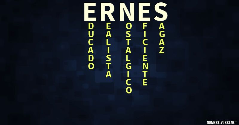 Acróstico ernes