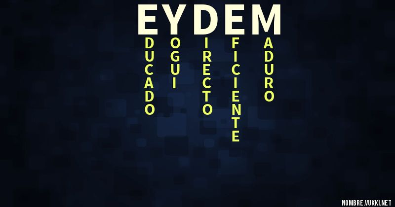 Acróstico eydem