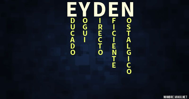 Acróstico eyden