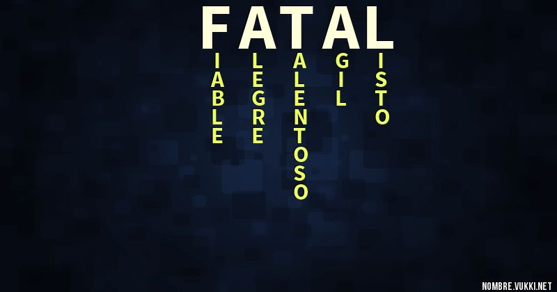 Acróstico fatal