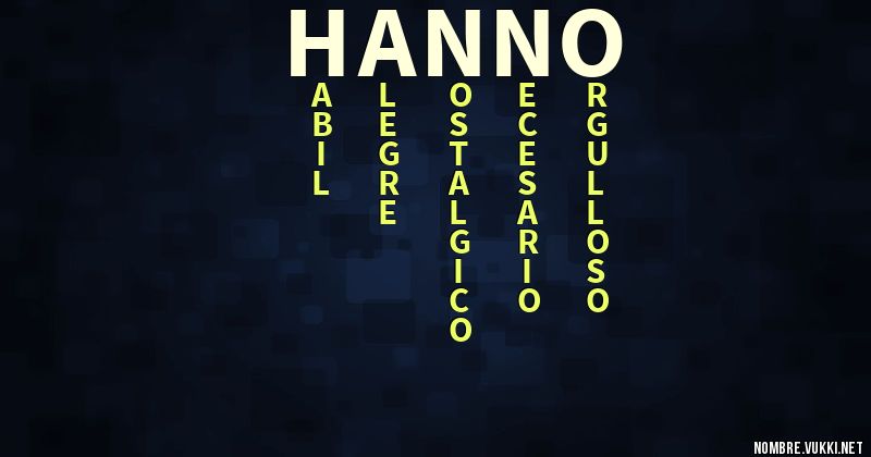 Acróstico hanno