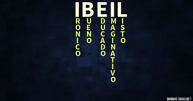 Acróstico ibeil