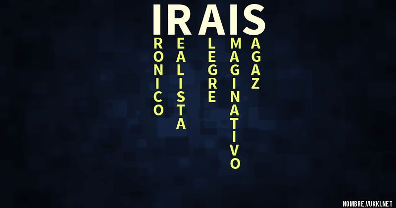 Acróstico irais