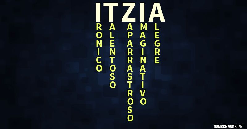 Acróstico itzia