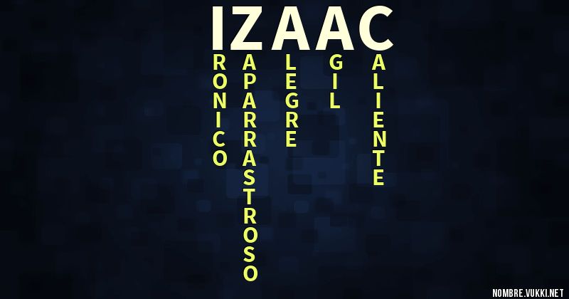 Acróstico izaac
