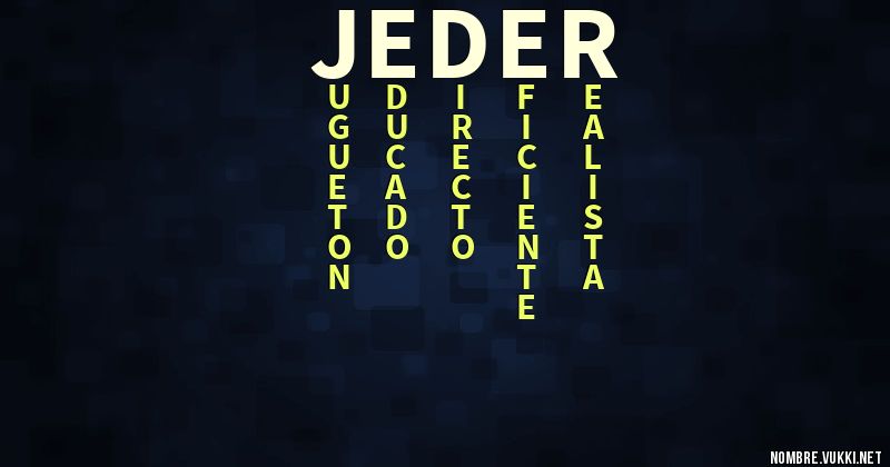Acróstico jeder