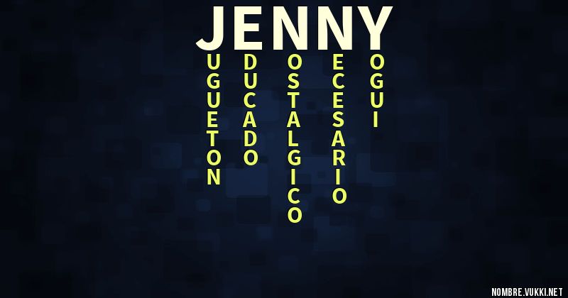 Acróstico jenny