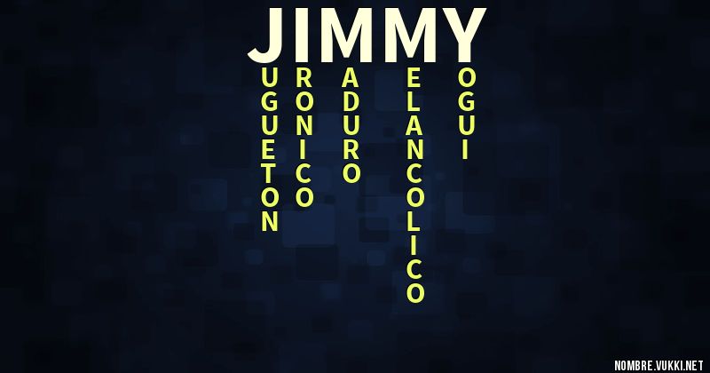 Acróstico jimmy