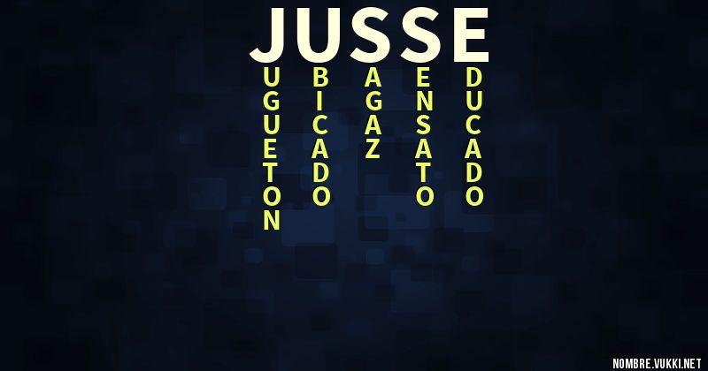 Acróstico jusse