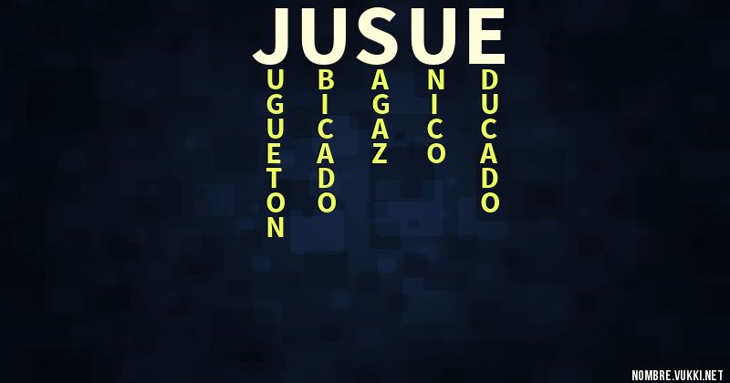 Acróstico jusue