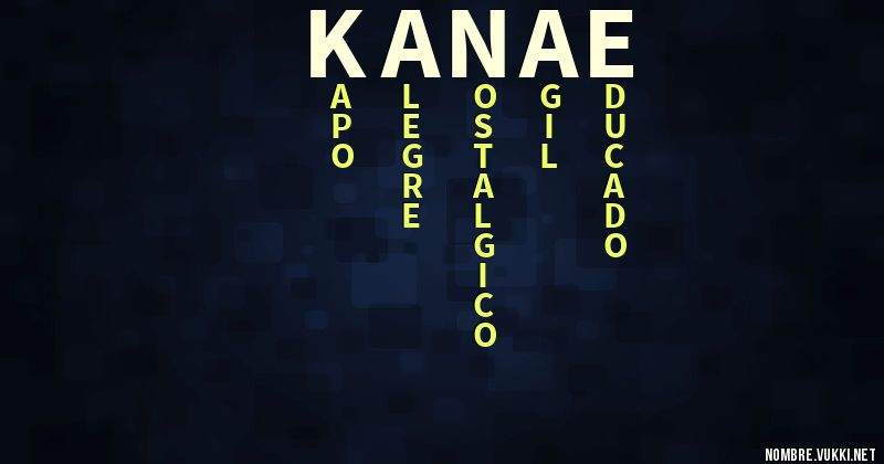Acróstico kanae