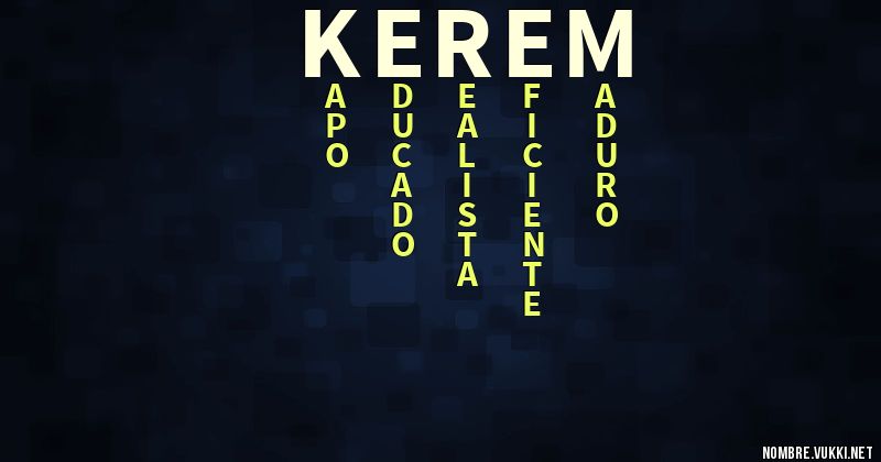 Acróstico kerem