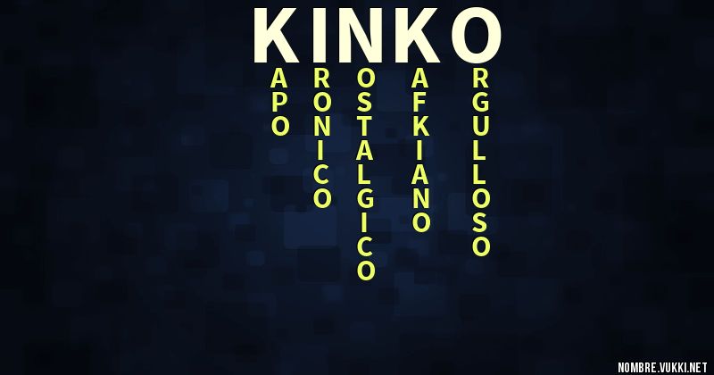 Acróstico kinko