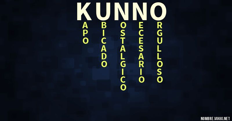 Acróstico kunno