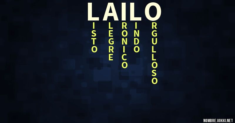 Acróstico lailo