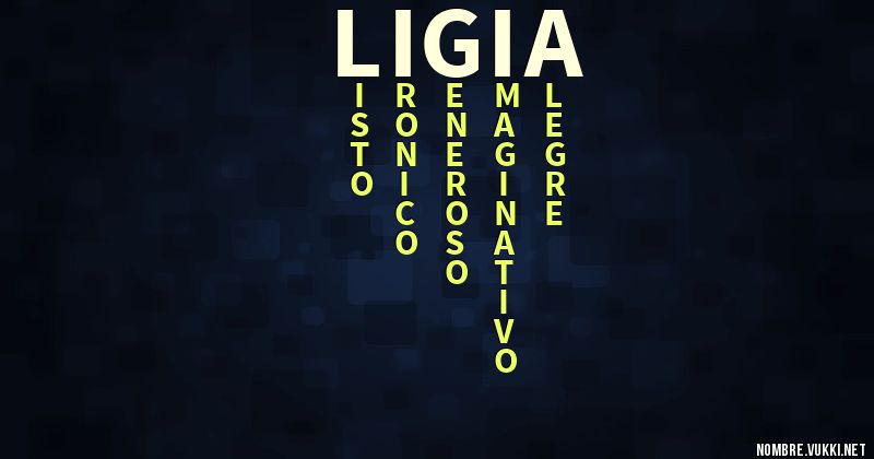 Acróstico ligia
