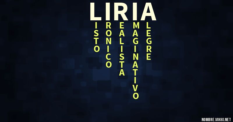 Acróstico liria