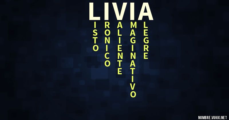 Acróstico livia