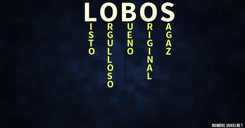 Acróstico lobos