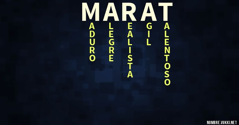 Acróstico marat