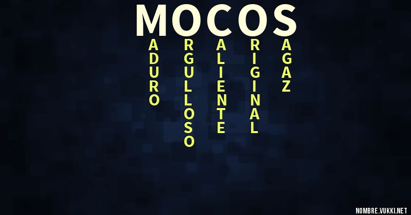 Acróstico mocos