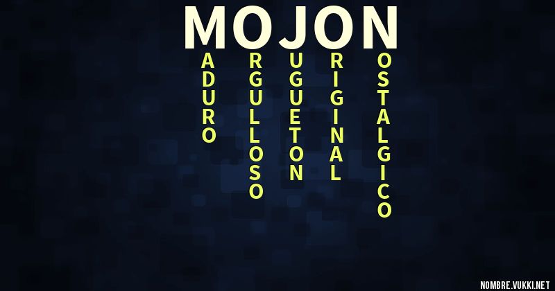 Acróstico mojon