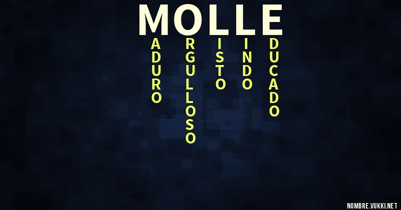 Acróstico molle