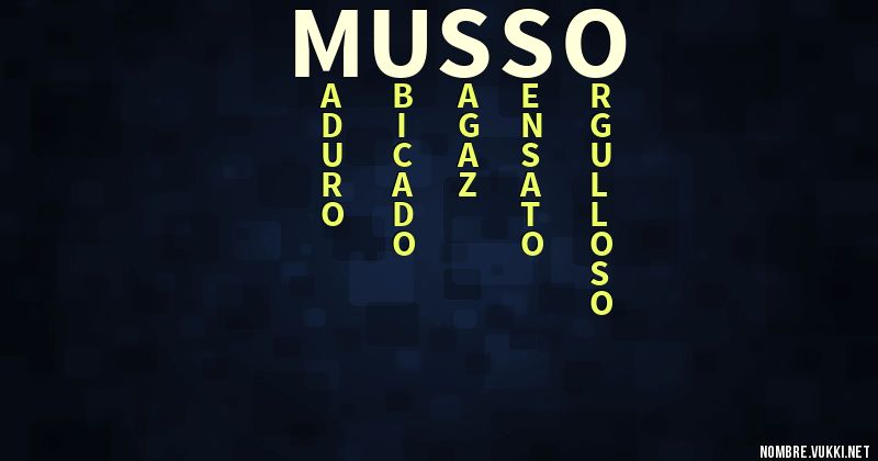 Acróstico musso