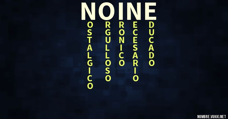 Acróstico noine