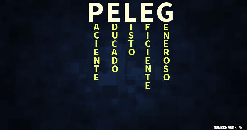 Acróstico peleg