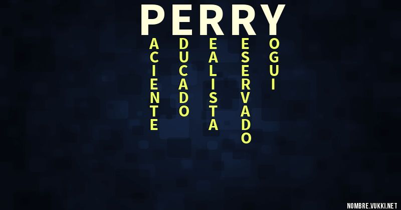 Acróstico perry