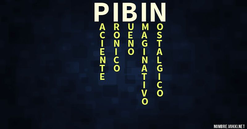 Acróstico pibin